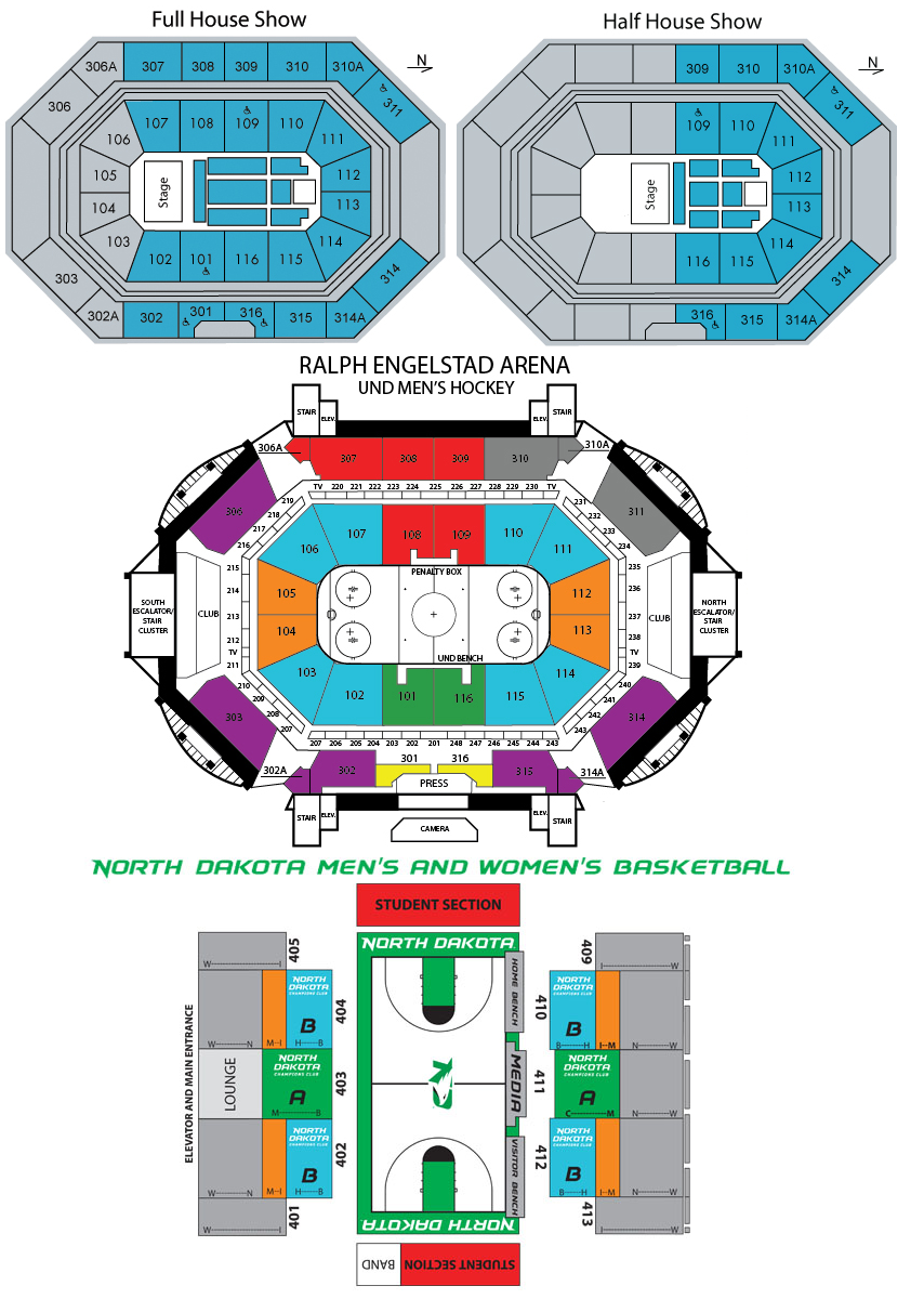 Ralph Engelstad Arena Seating Chart