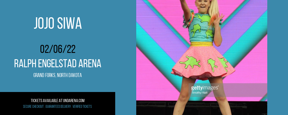 JoJo Siwa at Ralph Engelstad Arena tickets JoJo Siwa at Ralph Engelstad Arena